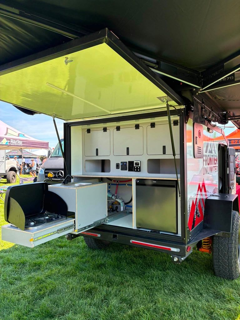 Backcountry hunting camper most amazing galley, makes camping sustainable.