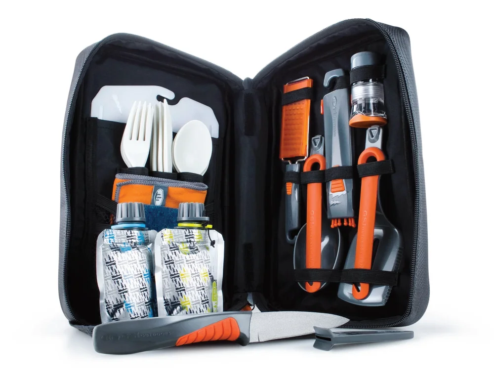 GSI Outdoors Destination Kitchen Set 24 | Complete Camp Utensil Kit